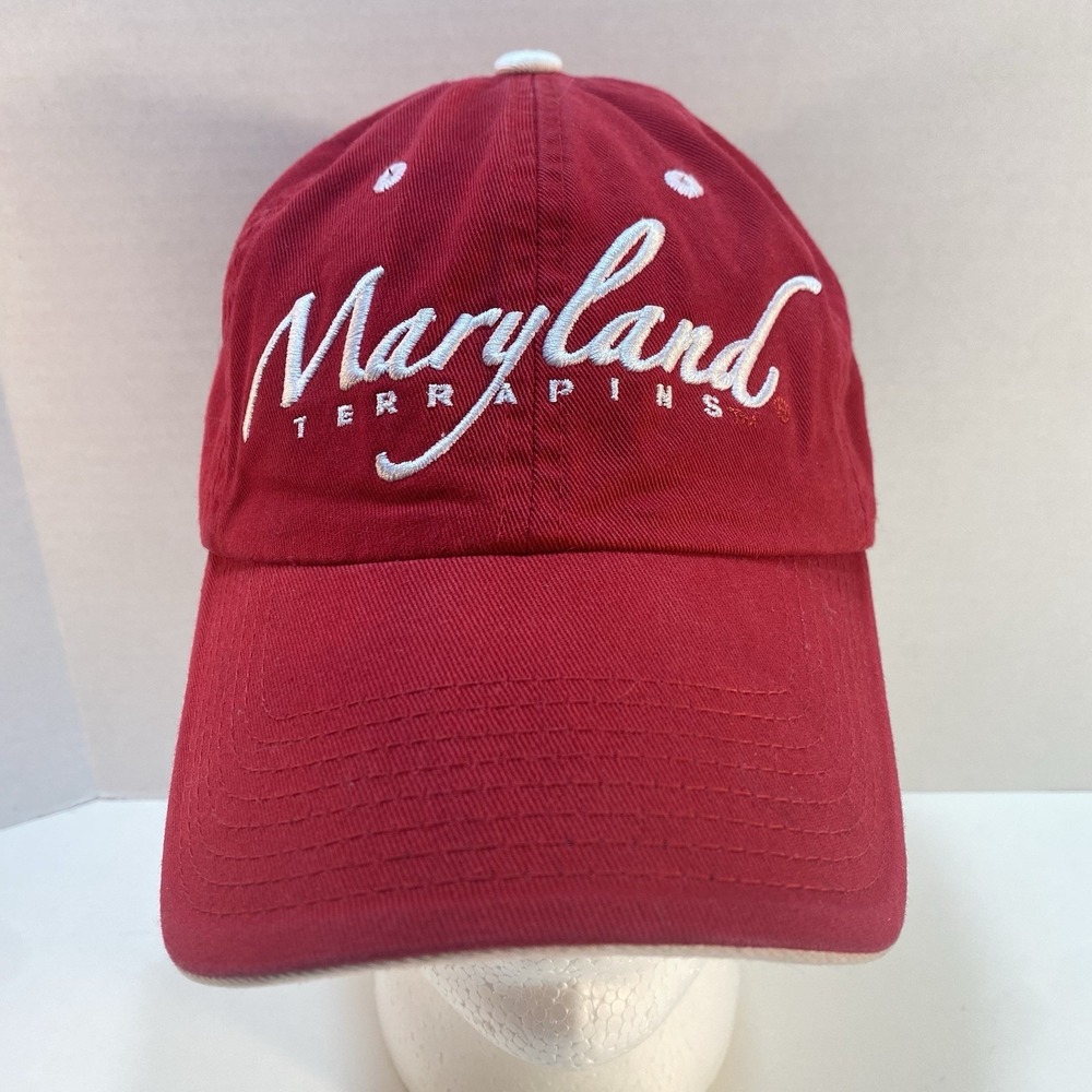 University Maryland Terps Baseball Hat Strapback Adjustable Captivating Headgear